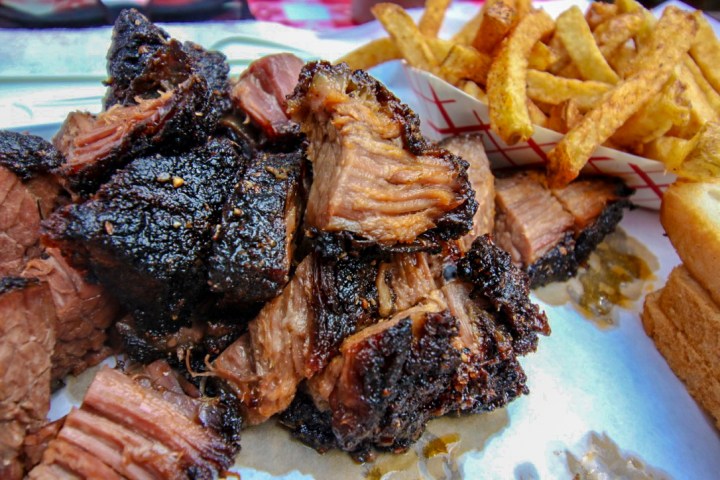 Burnt Ends - Close Bread Fries